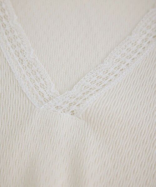 ROPE' / ロペ Tシャツ | 【SALON adam et rope'】【Angie La La for SALON】GENTLE intimate レースVネックプルオーバー | 詳細20