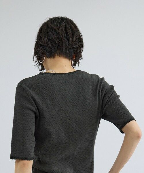 ROPE' / ロペ Tシャツ | 【SALON adam et rope'】【Angie La La for SALON】GENTLE intimate レースVネックプルオーバー | 詳細7