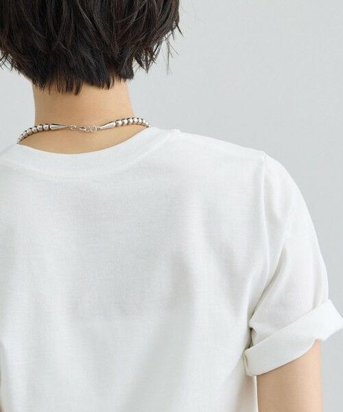 ROPE' / ロペ Tシャツ | 【SALON adam et rope'】テープ刺繍コンパクトTシャツ | 詳細10