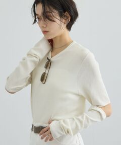 ROPE' / ロペ Tシャツ | 【SALON adam et rope'】LOTUS Arm covers T-shirt