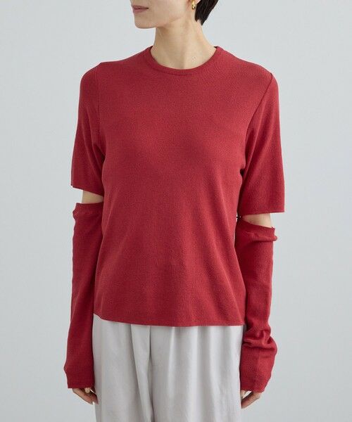 ROPE' / ロペ Tシャツ | 【SALON adam et rope'】LOTUS Arm covers T-shirt | 詳細10