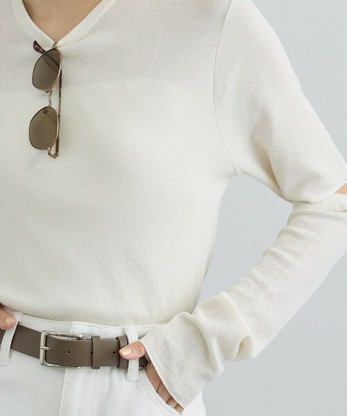 ROPE' / ロペ Tシャツ | 【SALON adam et rope'】LOTUS Arm covers T-shirt | 詳細23