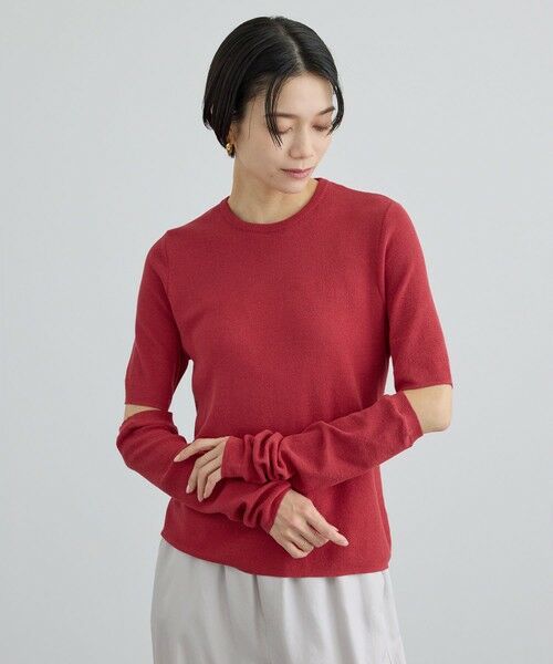 ROPE' / ロペ Tシャツ | 【SALON adam et rope'】LOTUS Arm covers T-shirt | 詳細30