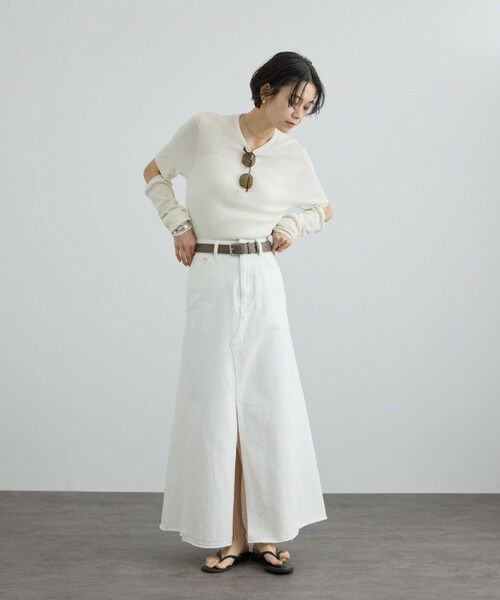 ROPE' / ロペ Tシャツ | 【SALON adam et rope'】LOTUS Arm covers T-shirt | 詳細6