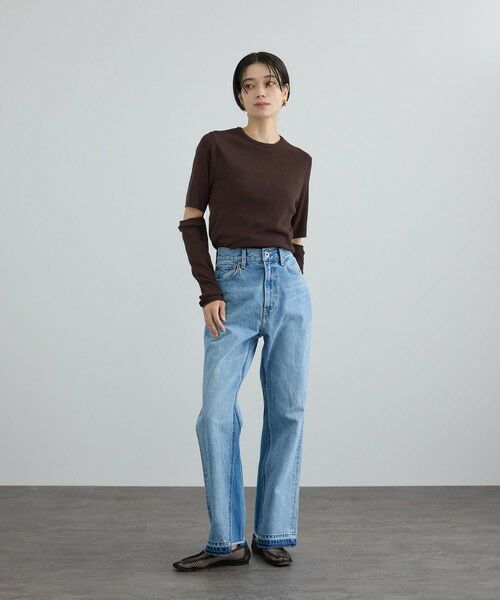 ROPE' / ロペ Tシャツ | 【SALON adam et rope'】LOTUS Arm covers T-shirt | 詳細7