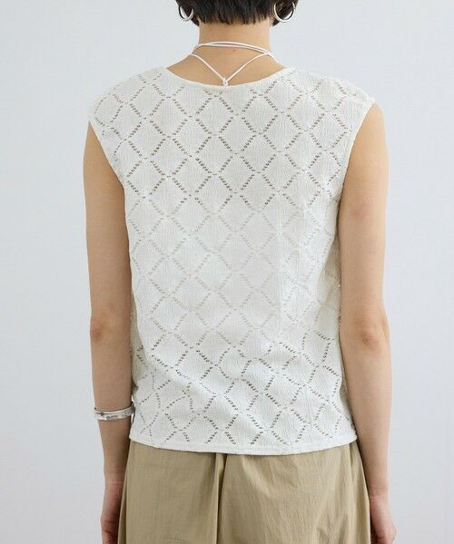 ROPE' / ロペ その他トップス | 【SALON adam et rope'】Cafissiチョーカー付きノースリーブプルオーバー / セットアップ対応 | 詳細12