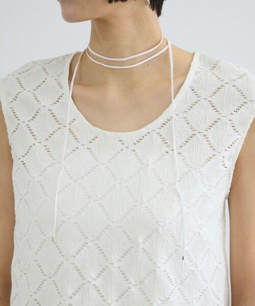 ROPE' / ロペ その他トップス | 【SALON adam et rope'】Cafissiチョーカー付きノースリーブプルオーバー / セットアップ対応 | 詳細13