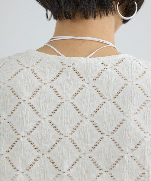 ROPE' / ロペ その他トップス | 【SALON adam et rope'】Cafissiチョーカー付きノースリーブプルオーバー / セットアップ対応 | 詳細16