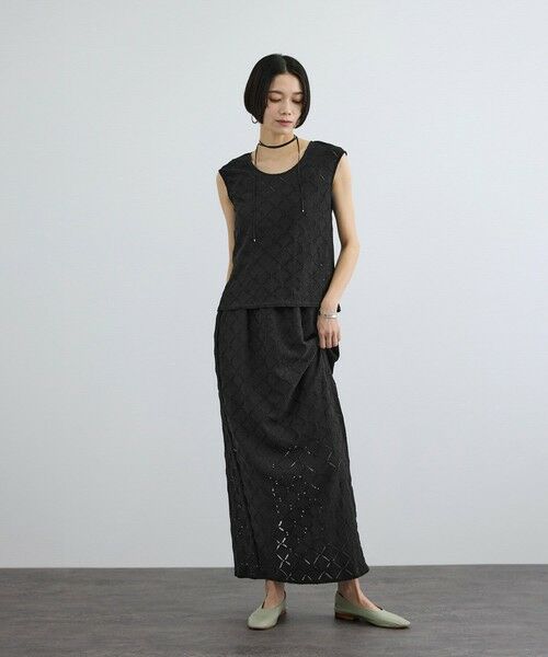 ROPE' / ロペ その他トップス | 【SALON adam et rope'】Cafissiチョーカー付きノースリーブプルオーバー / セットアップ対応 | 詳細2