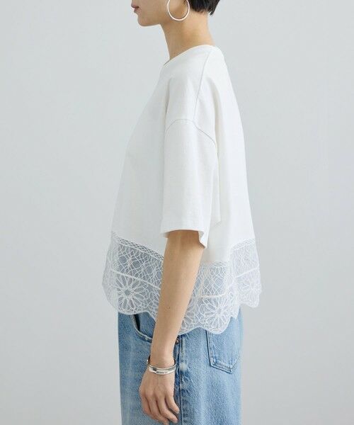 ROPE' / ロペ Tシャツ | 【SALON adam et rope'】アラベスクスカラップTシャツ | 詳細14