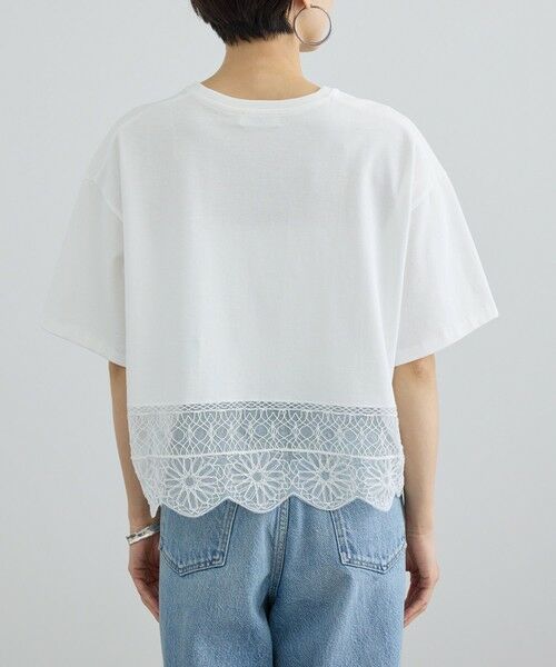 ROPE' / ロペ Tシャツ | 【SALON adam et rope'】アラベスクスカラップTシャツ | 詳細15