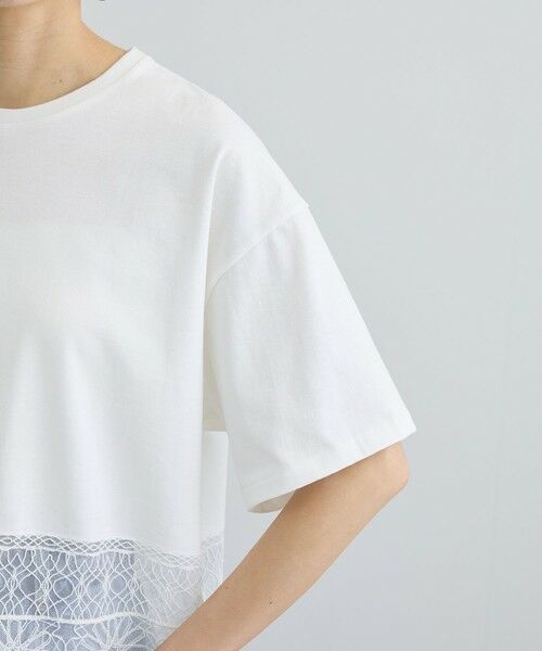 ROPE' / ロペ Tシャツ | 【SALON adam et rope'】アラベスクスカラップTシャツ | 詳細17