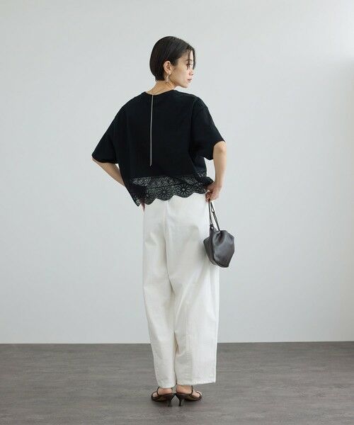 ROPE' / ロペ Tシャツ | 【SALON adam et rope'】アラベスクスカラップTシャツ | 詳細21