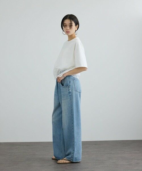 ROPE' / ロペ Tシャツ | 【SALON adam et rope'】アラベスクスカラップTシャツ | 詳細22