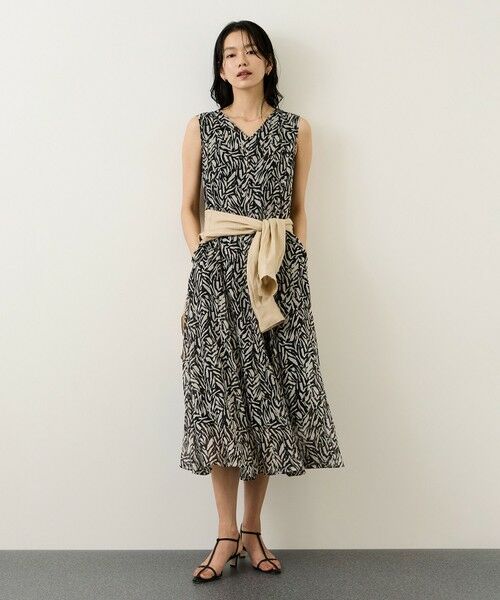 ROPE' / ロペ ロング・マキシ丈ワンピース | 【DEVEAUX(デヴォー)】プリントフレアワンピース | 詳細5