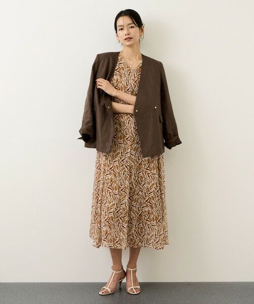 ROPE' / ロペ ロング・マキシ丈ワンピース | 【DEVEAUX(デヴォー)】プリントフレアワンピース | 詳細6