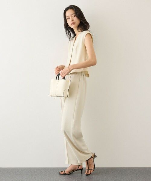 ROPE' / ロペ シャツ・ブラウス | コンフォートフレンチスリーブブラウス/UVケア・防シワ・接触冷感・吸水速乾・セットアップ対応・イージーケア | 詳細12