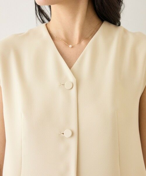 ROPE' / ロペ シャツ・ブラウス | コンフォートフレンチスリーブブラウス/UVケア・防シワ・接触冷感・吸水速乾・セットアップ対応・イージーケア | 詳細18