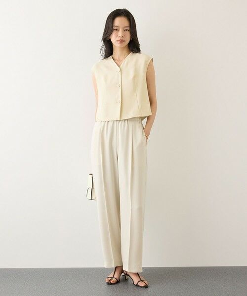 ROPE' / ロペ シャツ・ブラウス | コンフォートフレンチスリーブブラウス/UVケア・防シワ・接触冷感・吸水速乾・セットアップ対応・イージーケア | 詳細4