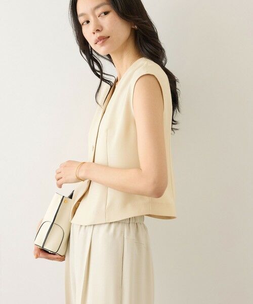 ROPE' / ロペ シャツ・ブラウス | コンフォートフレンチスリーブブラウス/UVケア・防シワ・接触冷感・吸水速乾・セットアップ対応・イージーケア | 詳細5