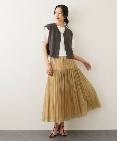 ROPE' / ロペ シャツ・ブラウス | コンフォートフレンチスリーブブラウス/UVケア・防シワ・接触冷感・吸水速乾・セットアップ対応・イージーケア | 詳細8