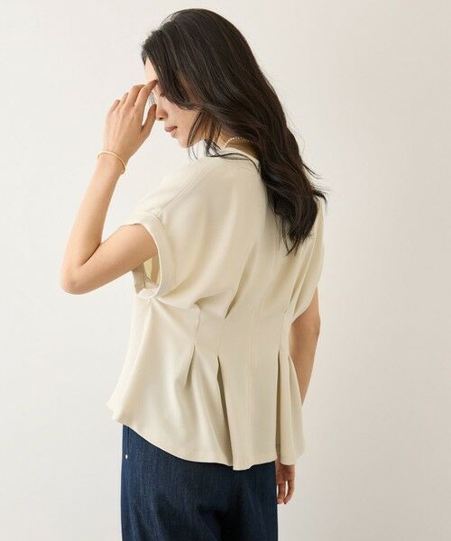 ROPE' / ロペ シャツ・ブラウス | コンフォートナロータックブラウス/UVケア・防シワ・接触冷感・吸水速乾・セットアップ対応・イージーケア | 詳細2