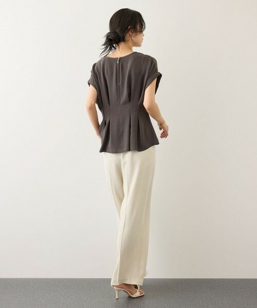 ROPE' / ロペ シャツ・ブラウス | コンフォートナロータックブラウス/UVケア・防シワ・接触冷感・吸水速乾・セットアップ対応・イージーケア | 詳細4