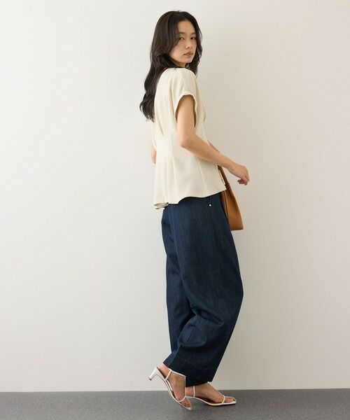 ROPE' / ロペ シャツ・ブラウス | コンフォートナロータックブラウス/UVケア・防シワ・接触冷感・吸水速乾・セットアップ対応・イージーケア | 詳細6