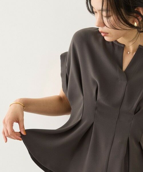 ROPE' / ロペ シャツ・ブラウス | コンフォートナロータックブラウス/UVケア・防シワ・接触冷感・吸水速乾・セットアップ対応・イージーケア | 詳細8