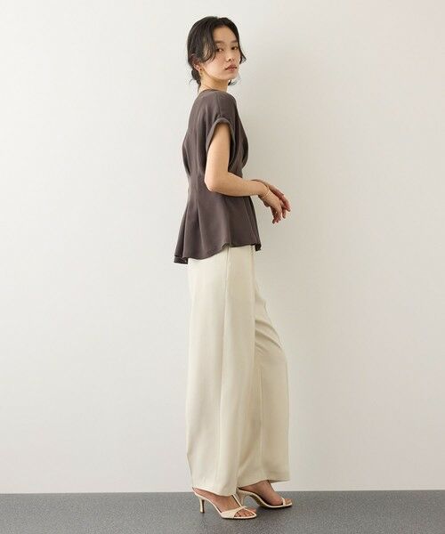 ROPE' / ロペ シャツ・ブラウス | コンフォートナロータックブラウス/UVケア・防シワ・接触冷感・吸水速乾・セットアップ対応・イージーケア | 詳細9