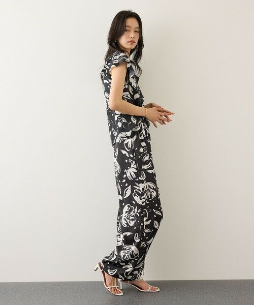 ROPE' / ロペ シャツ・ブラウス | 【DEVEAUX(デヴォー)】フラワープリントドレープカラーブラウス/セットアップ対応 | 詳細14