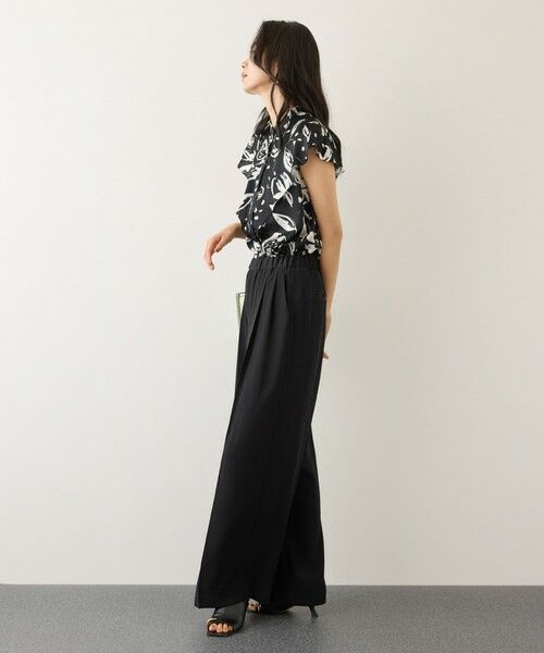 ROPE' / ロペ シャツ・ブラウス | 【DEVEAUX(デヴォー)】フラワープリントドレープカラーブラウス/セットアップ対応 | 詳細15