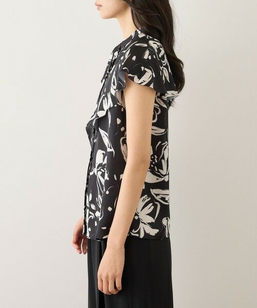 ROPE' / ロペ シャツ・ブラウス | 【DEVEAUX(デヴォー)】フラワープリントドレープカラーブラウス/セットアップ対応 | 詳細17