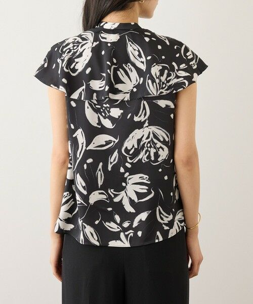 ROPE' / ロペ シャツ・ブラウス | 【DEVEAUX(デヴォー)】フラワープリントドレープカラーブラウス/セットアップ対応 | 詳細18