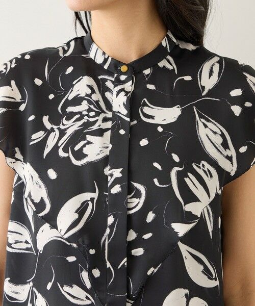 ROPE' / ロペ シャツ・ブラウス | 【DEVEAUX(デヴォー)】フラワープリントドレープカラーブラウス/セットアップ対応 | 詳細19