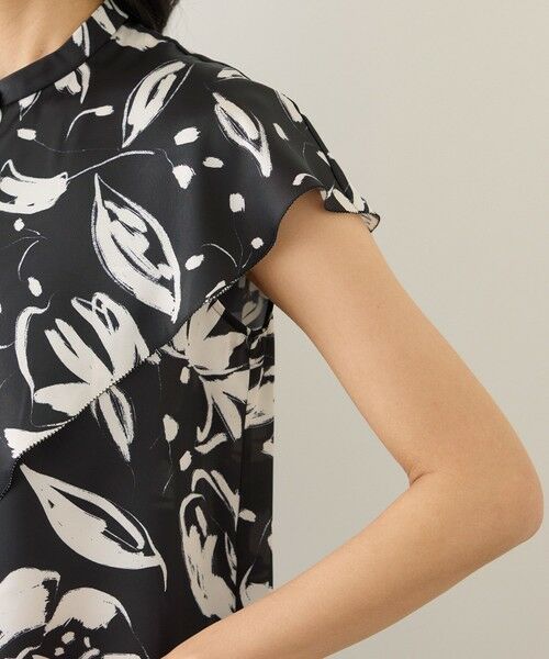 ROPE' / ロペ シャツ・ブラウス | 【DEVEAUX(デヴォー)】フラワープリントドレープカラーブラウス/セットアップ対応 | 詳細20