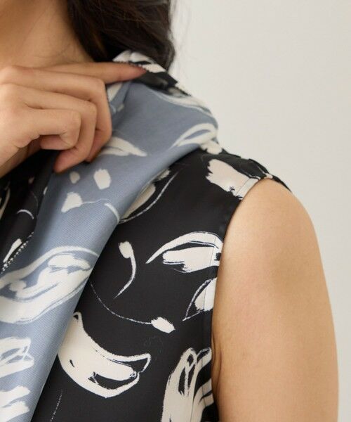 ROPE' / ロペ シャツ・ブラウス | 【DEVEAUX(デヴォー)】フラワープリントドレープカラーブラウス/セットアップ対応 | 詳細21