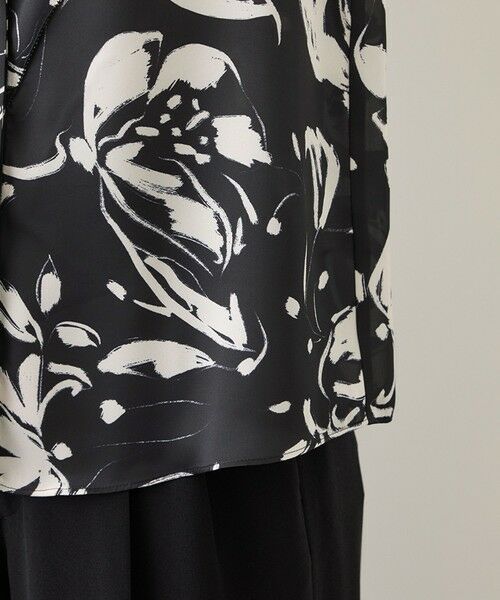 ROPE' / ロペ シャツ・ブラウス | 【DEVEAUX(デヴォー)】フラワープリントドレープカラーブラウス/セットアップ対応 | 詳細22