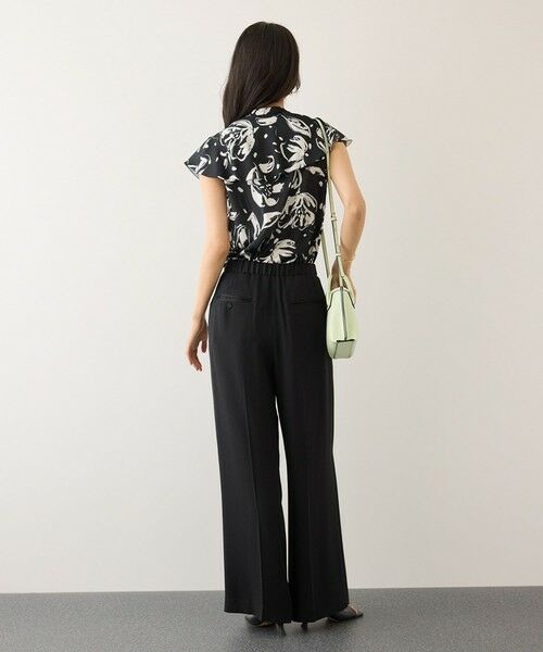 ROPE' / ロペ シャツ・ブラウス | 【DEVEAUX(デヴォー)】フラワープリントドレープカラーブラウス/セットアップ対応 | 詳細5