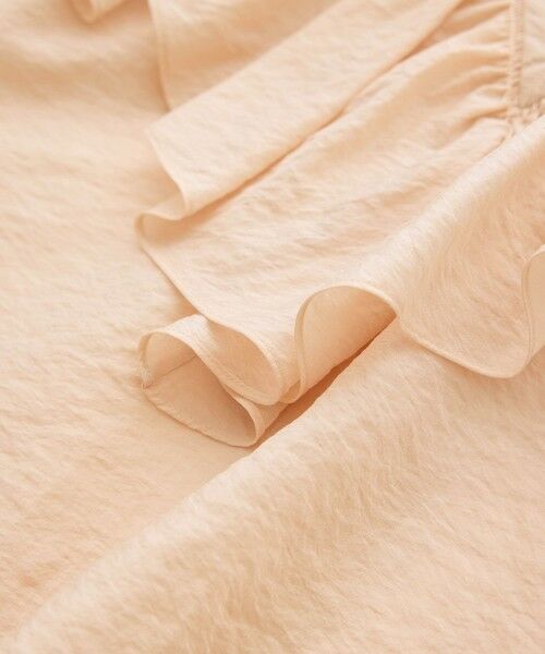 ROPE' / ロペ シャツ・ブラウス | 【一部WEB限定】Vネックフリルブラウス(無地・ピンストライプ)/イージーケア | 詳細25