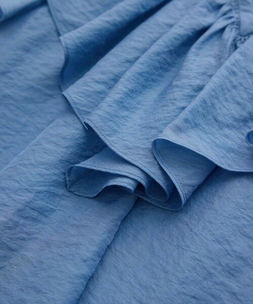 ROPE' / ロペ シャツ・ブラウス | 【一部WEB限定】Vネックフリルブラウス(無地・ピンストライプ)/イージーケア | 詳細26