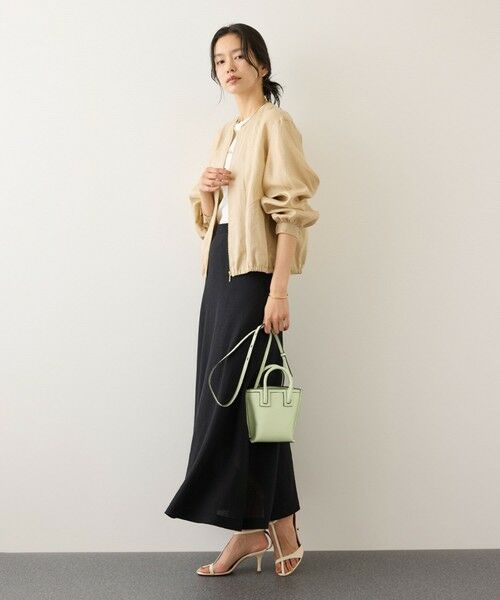 ROPE' / ロペ ブルゾン | ウォッシュリネンジップシャツブルゾン/イージーケア | 詳細16