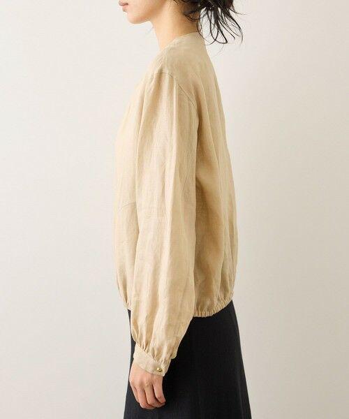 ROPE' / ロペ ブルゾン | ウォッシュリネンジップシャツブルゾン/イージーケア | 詳細22