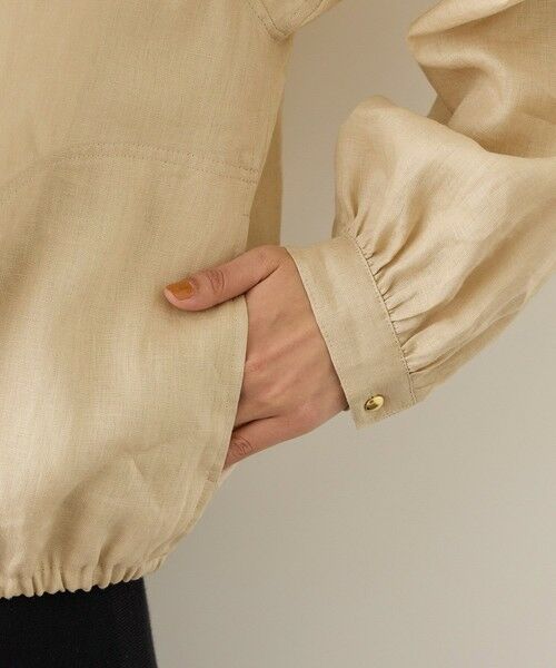 ROPE' / ロペ ブルゾン | ウォッシュリネンジップシャツブルゾン/イージーケア | 詳細26