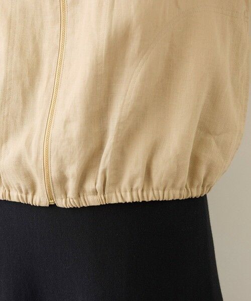 ROPE' / ロペ ブルゾン | ウォッシュリネンジップシャツブルゾン/イージーケア | 詳細27