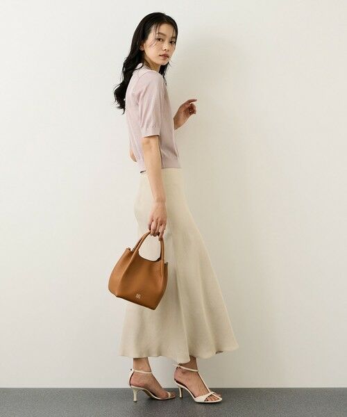 ROPE' / ロペ ニット・セーター | シアーラメポロ襟プルオーバー/イージーケア | 詳細21