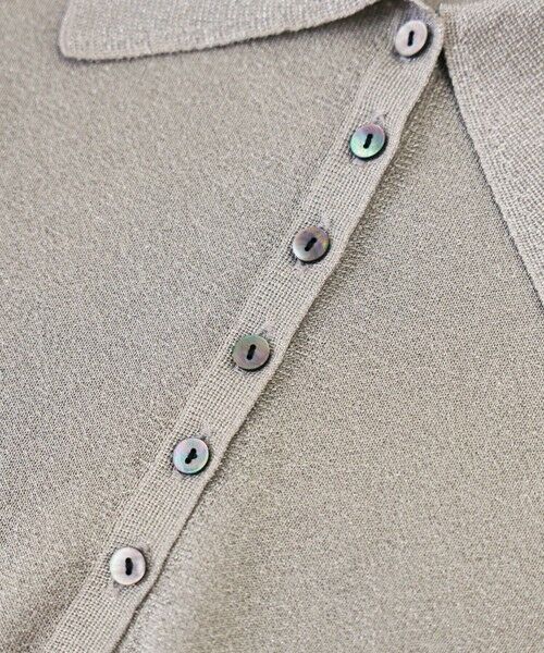 ROPE' / ロペ ニット・セーター | シアーラメポロ襟プルオーバー/イージーケア | 詳細28