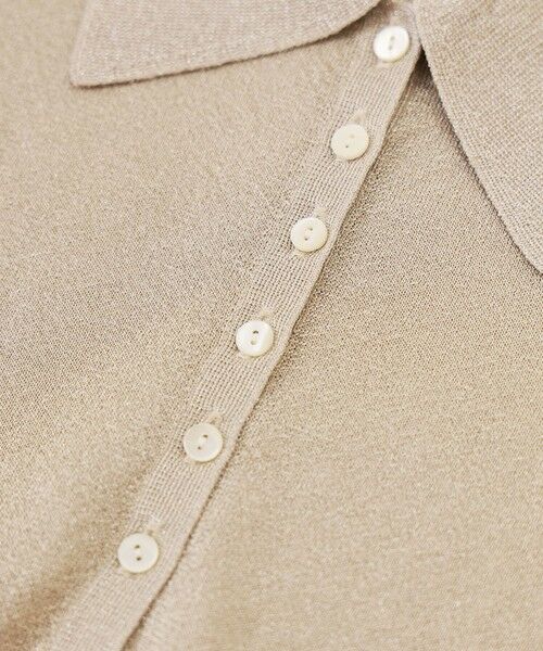 ROPE' / ロペ ニット・セーター | シアーラメポロ襟プルオーバー/イージーケア | 詳細29