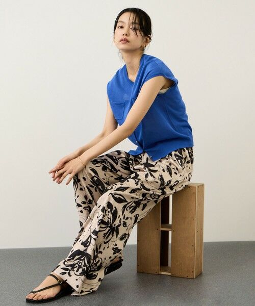 ROPE' / ロペ その他パンツ | 【DEVEAUX(デヴォー)】フラワープリントイージーパンツ/セットアップ対応 | 詳細6