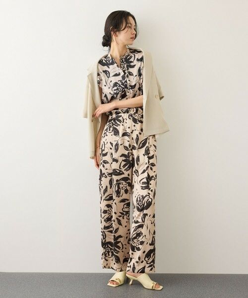 ROPE' / ロペ その他パンツ | 【DEVEAUX(デヴォー)】フラワープリントイージーパンツ/セットアップ対応 | 詳細9